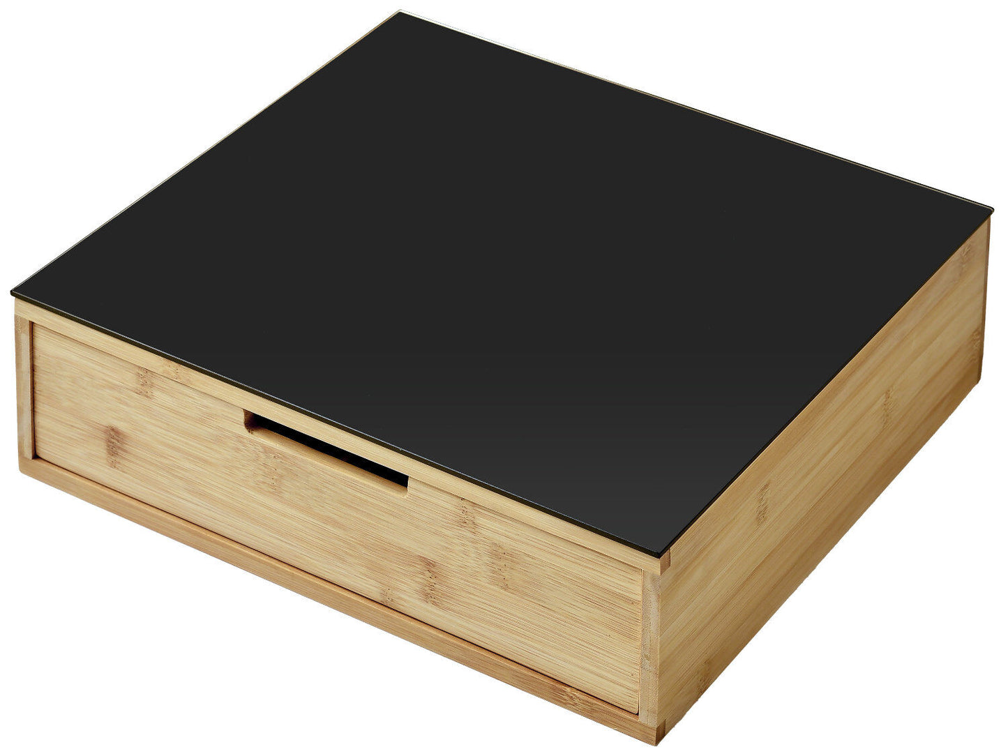 KESPER 58953 Box mit Schublade und 8 Fächern / Kaffeekapsel-Box / Teebox / Teebeutel Box