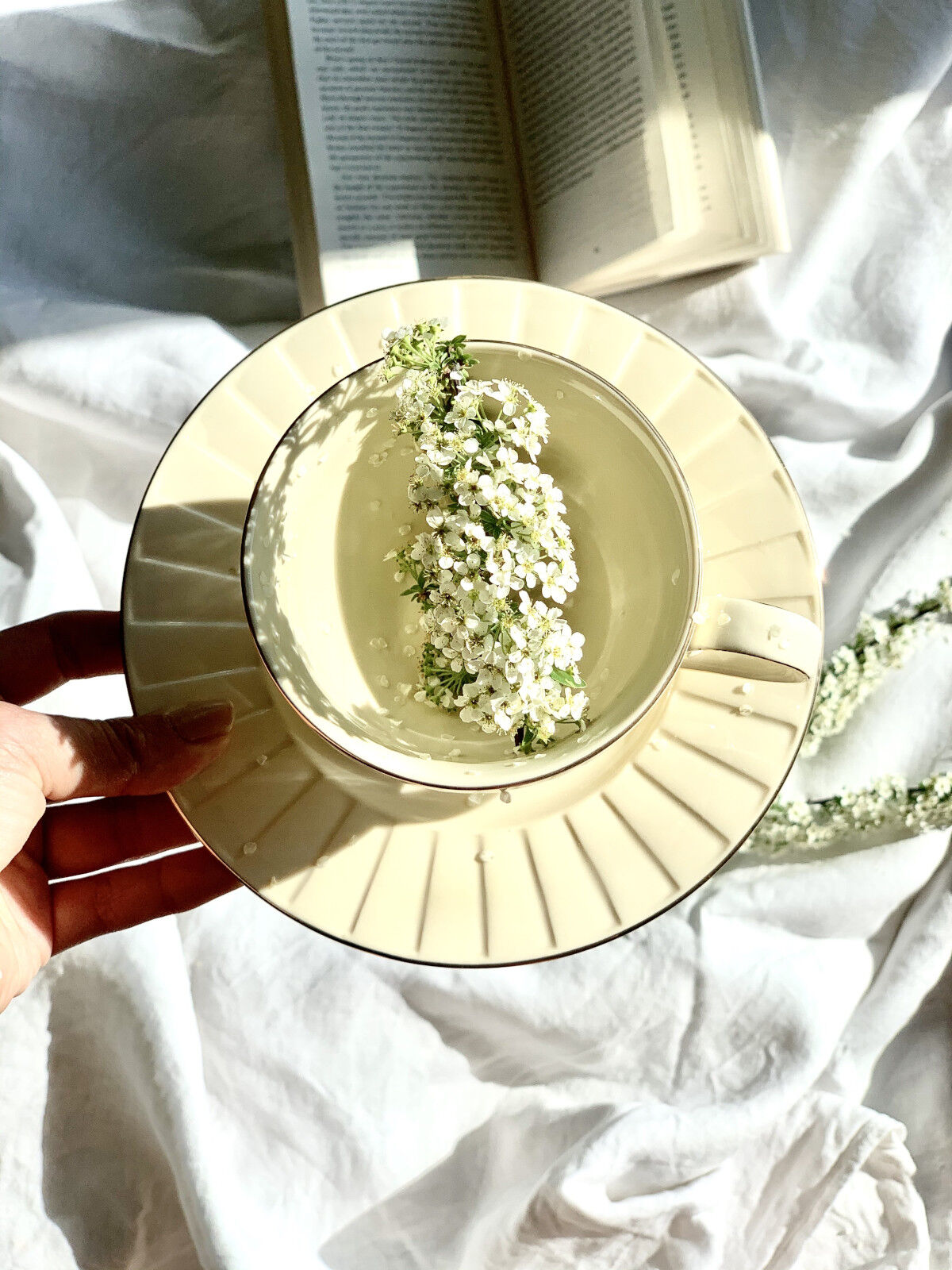 DUO ECRU Tasse 220 ml NINA mit Untertasse, New Bone China Porzellan – Bild 8