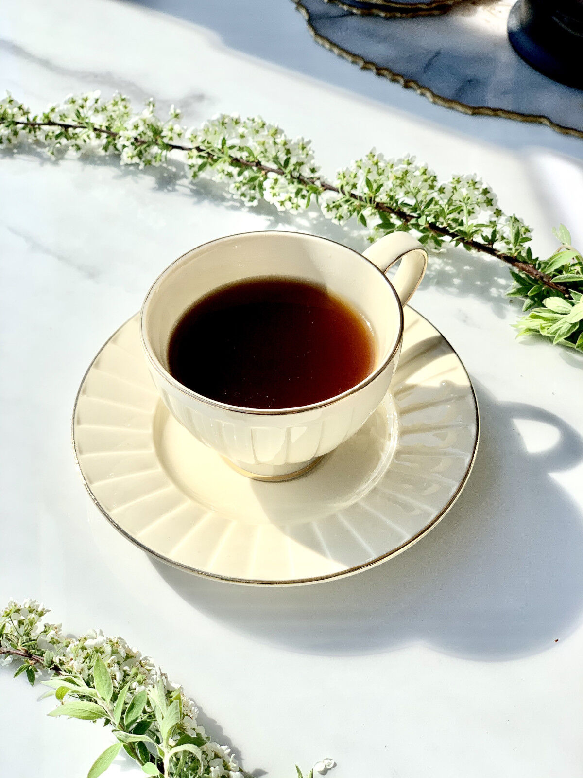DUO ECRU Tasse 220 ml NINA mit Untertasse, New Bone China Porzellan – Bild 9