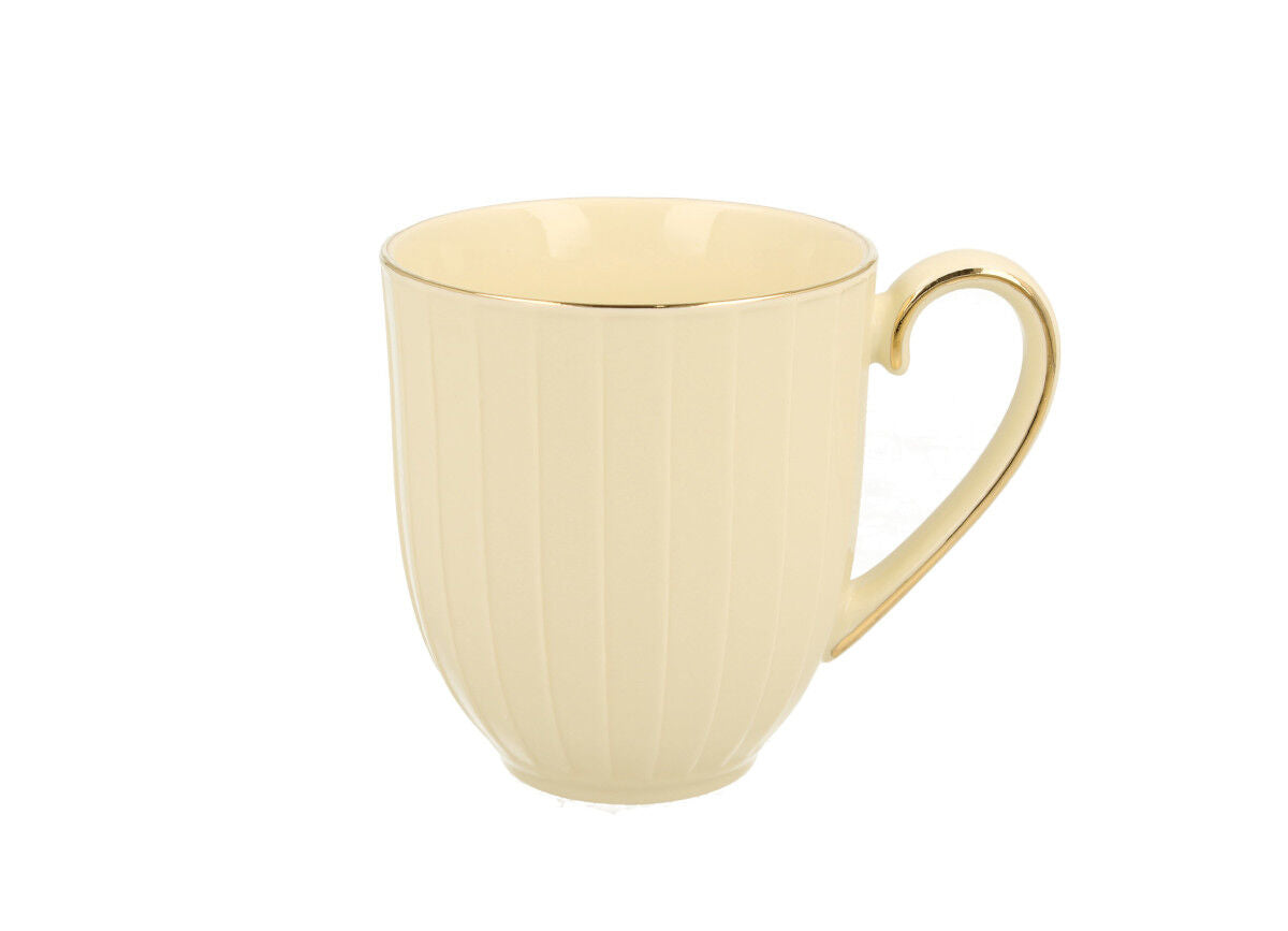 DUO ECRU Becher 400 ml NINA New Bone China Porzellan – Bild 2