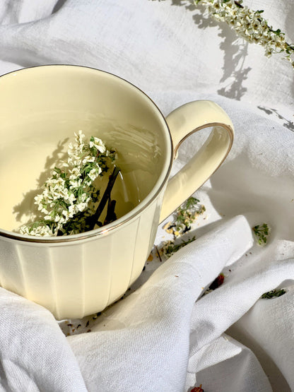 DUO ECRU Becher 400 ml NINA New Bone China Porzellan – Bild 9