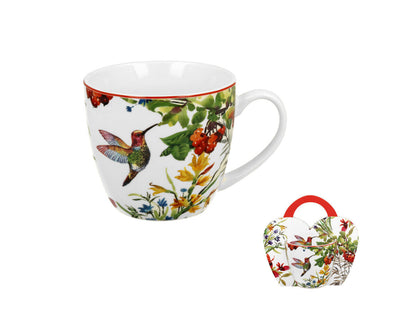 DUO FLORAL Becher 460 ml LINNEA in Tragetasche, New Bone China Porzellan – Bild 3