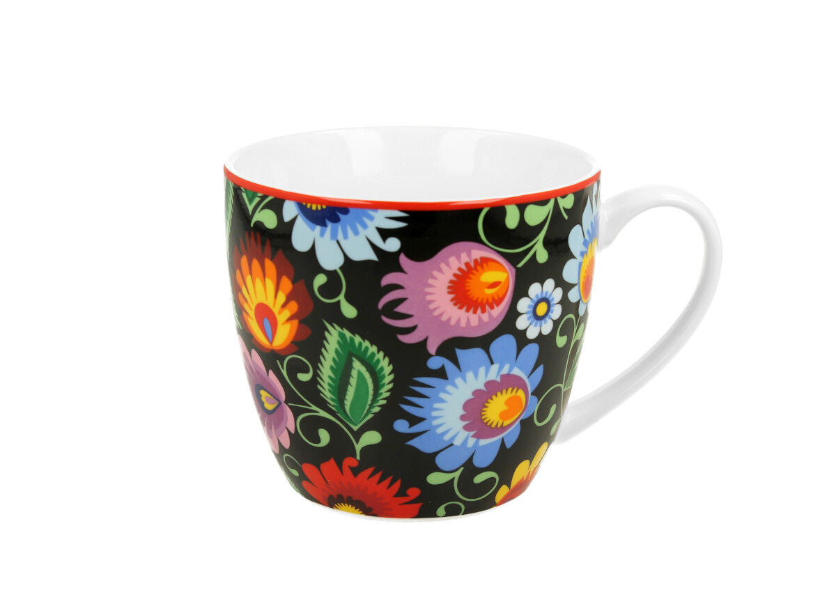 10er SET DUO ETNO Becher 460 ml ETNIC New Bone China Porzellan – Bild 2