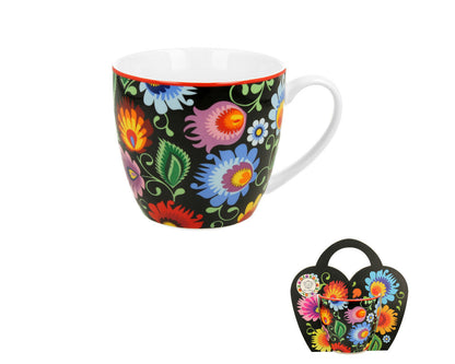10er SET DUO ETNO Becher 460 ml ETNIC New Bone China Porzellan – Bild 4