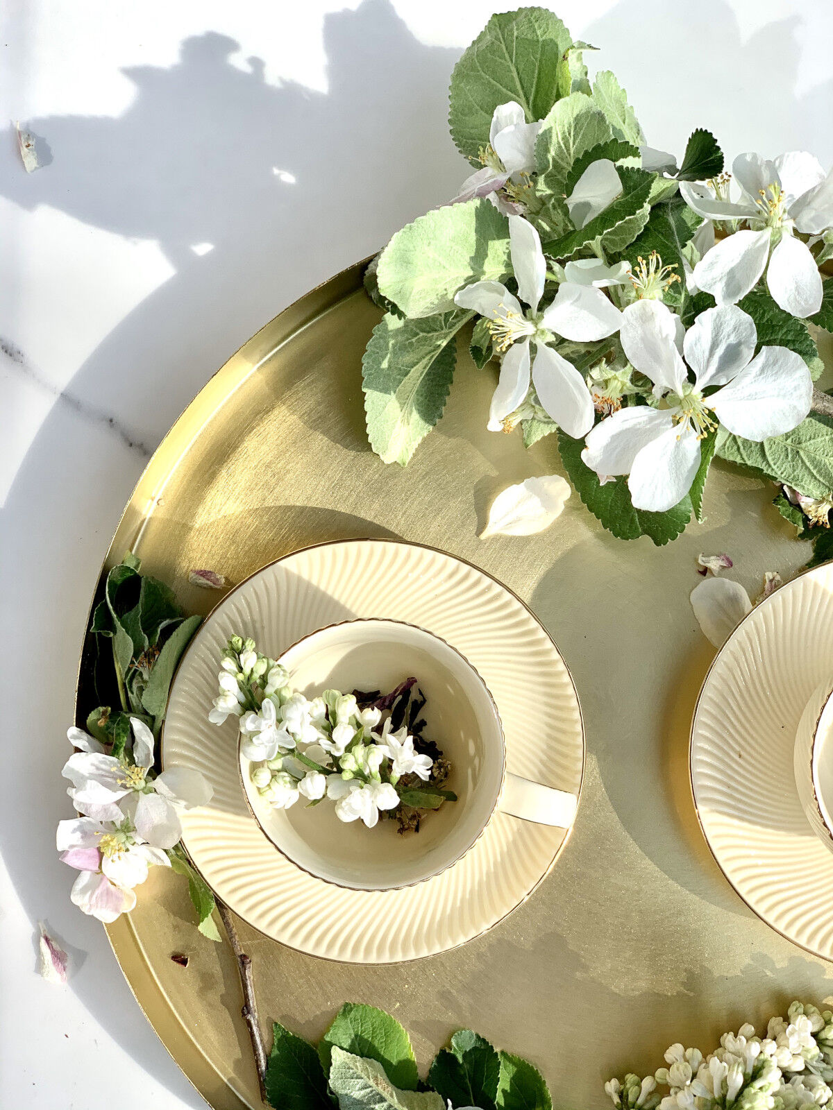 DUO ECRU 2er-Set Espressotassen 120 ml ICE CREAM mit Untertassen, New Bone China Porzellan – Bild 5