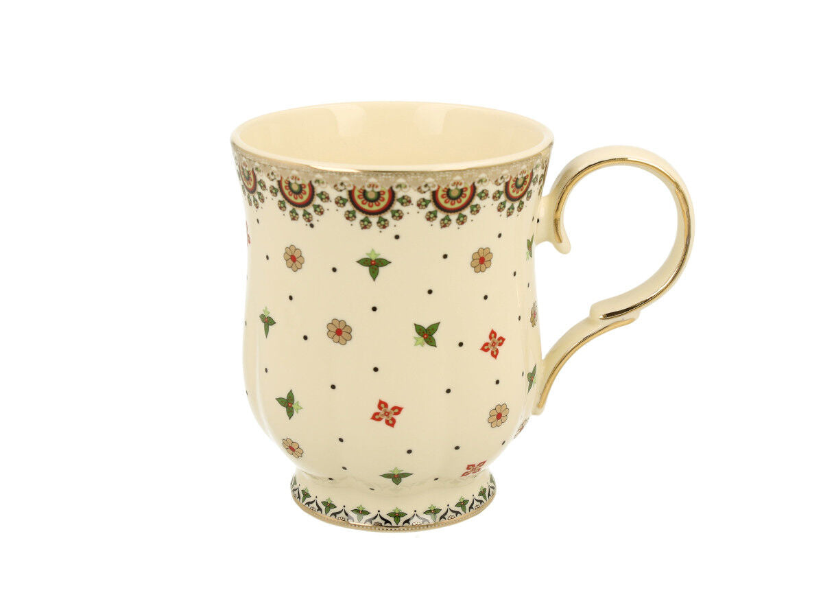 DUO ECRU Becher 450 ml CASABLANCA New Bone China Porzellan – Bild 2