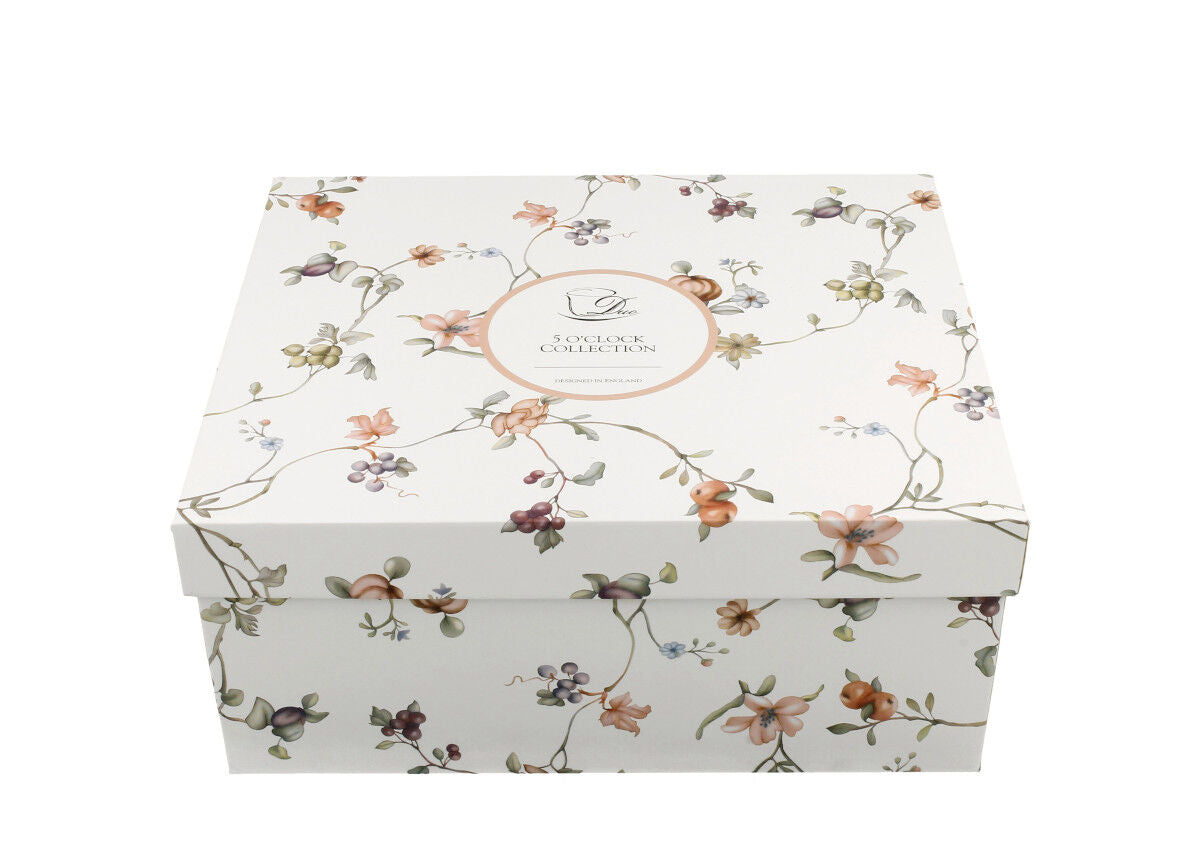 DUO FLORAL 2er-Set Tassen 280 ml SAFA mit Untertassen, New Bone China Porzellan – Bild 5