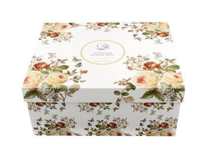 DUO FLORAL 2er-Set Tassen 280 ml ZAHRA mit Untertassen, New Bone China Porzellan – Bild 5