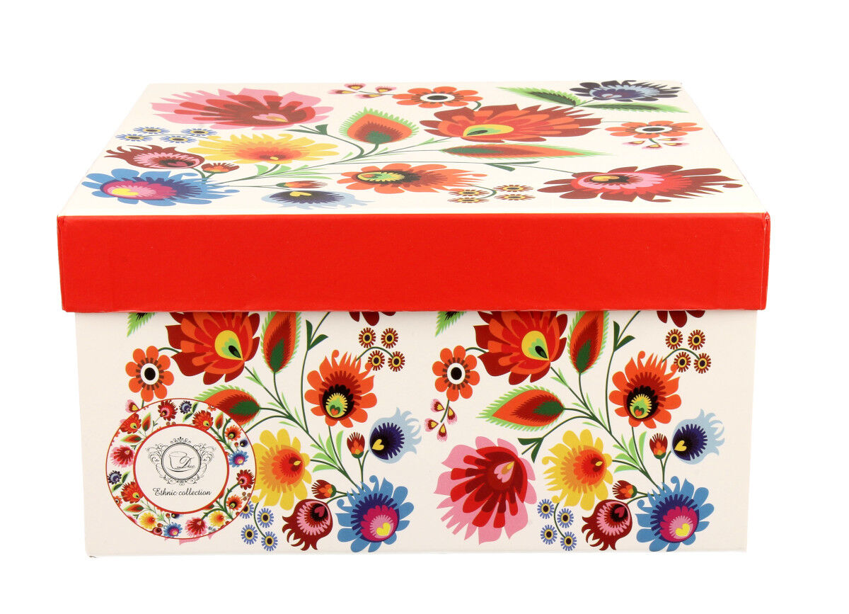 10er SET DUO ETNO Jumbobecher 470 ml ŁOWICZ mit Untertasse, New Bone China Porzellan – Bild 8