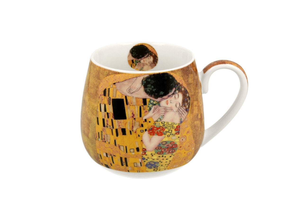 10er SET DUO ART GALLERY Fassbecher 430 ml THE KISS New Bone China Porzellan – Bild 3