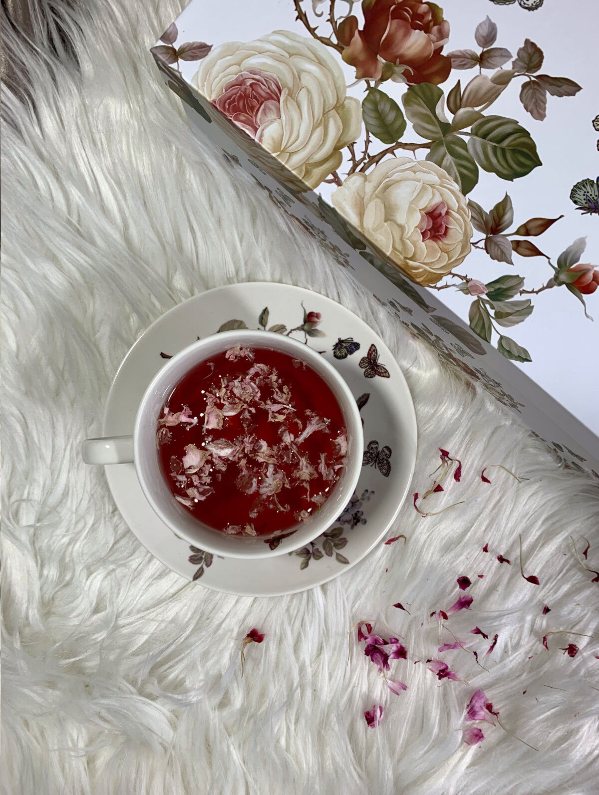 DUO FLORAL 6er-Set Tassen 220 ml ZAHRA mit Untertassen, New Bone China Porzellan – Bild 6