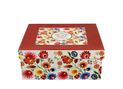 DUO ETNO 2er-Set Tassen 280 ml ŁOWICZ mit Untertassen, New Bone China Porzellan – Bild 7