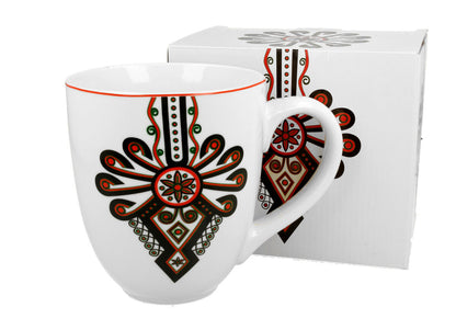 DUO ETNO 25552 XXL Becher 1000 ml RURAL ORNAMENT New Bone China Porzellan