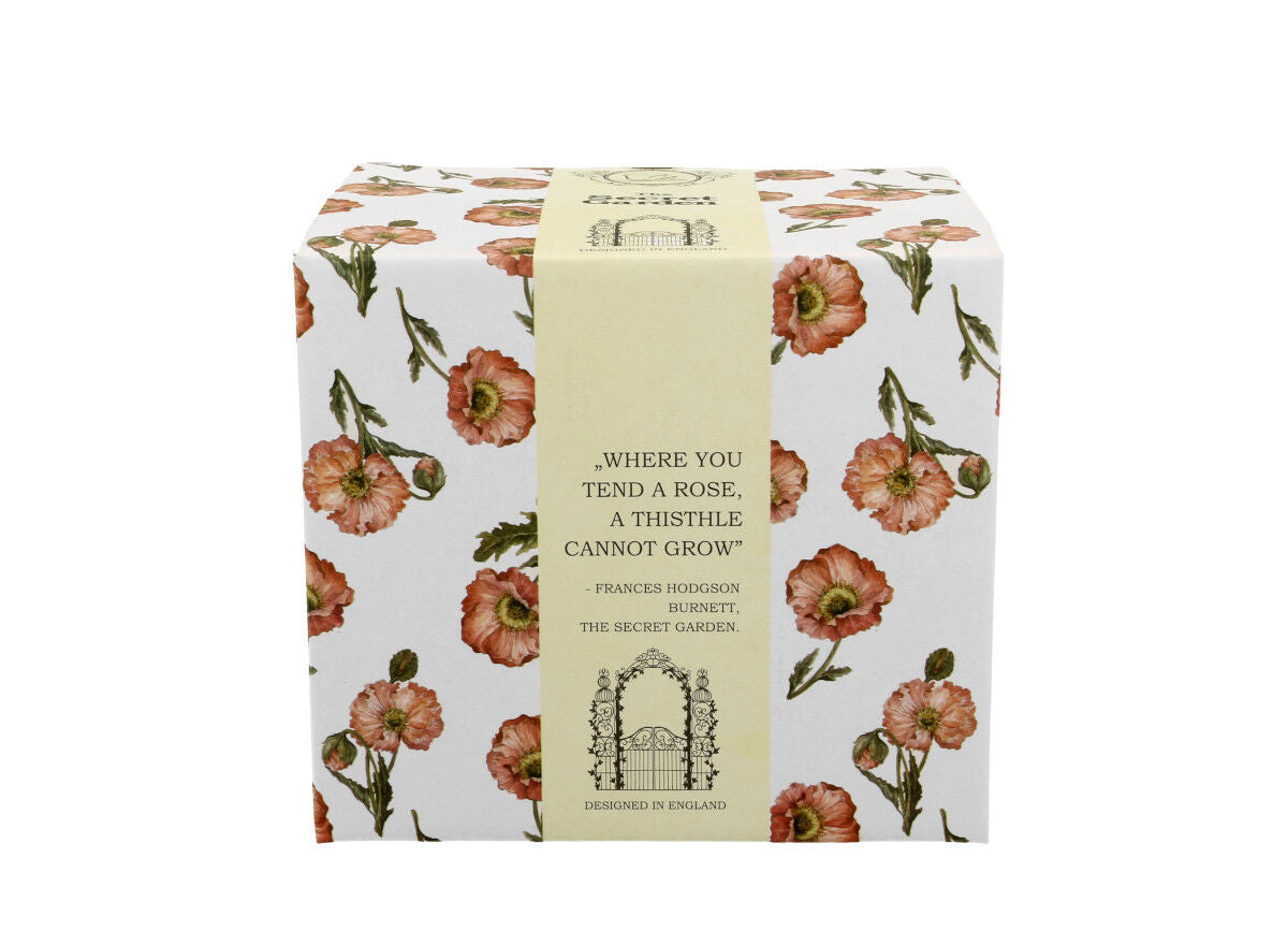 DUO FLORAL Jumbobecher 480 ml WILD POPPIES mit Fuß, New Bone China Porzellan – Bild 3
