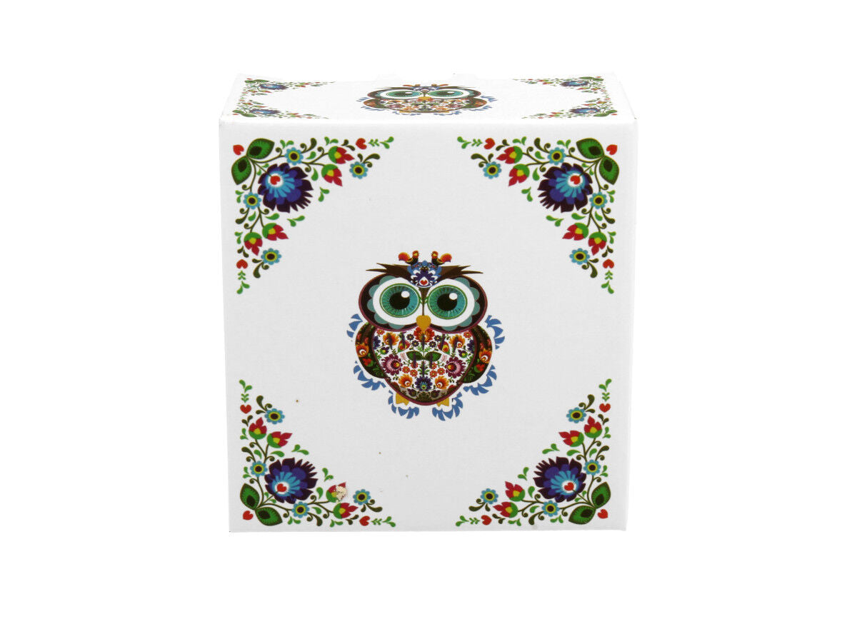 DUO ETNO 4er-Set Teebeutelhalter OWL New Bone China Porzellan – Bild 3