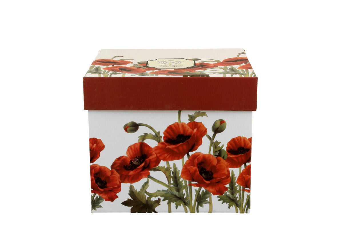 10er SET DUO FLORAL Fassbecher 430 ml CLASSIC POPPIES New Bone China Porzellan – Bild 4