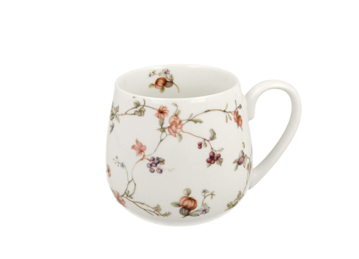 10er SET DUO FLORAL Fassbecher 430 ml SAFA New Bone China Porzellan – Bild 2
