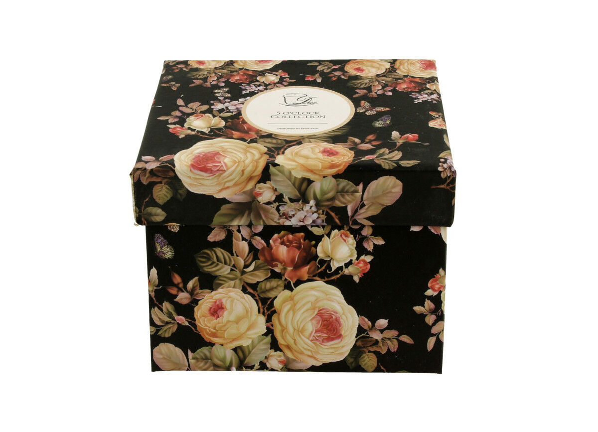 DUO FLORAL Fassbecher 430 ml WARDA New Bone China Porzellan – Bild 2