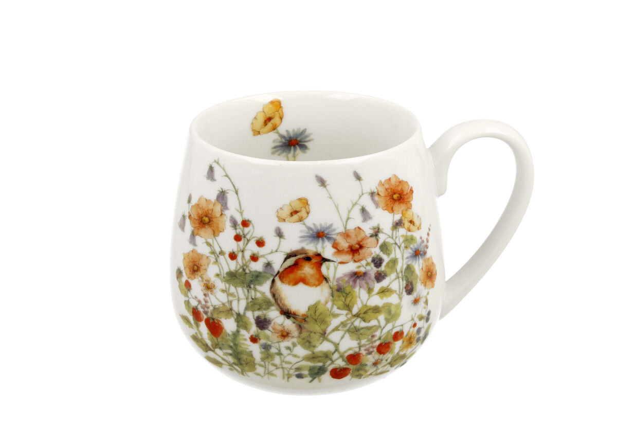 DUO FLORAL Fassbecher 430 ml WILD BIRD New Bone China Porzellan – Bild 3
