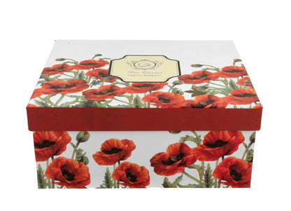 DUO FLORAL 2er-Set Tassen 280 ml CLASSIC POPPIES mit Untertassen, New Bone China Porzellan – Bild 5