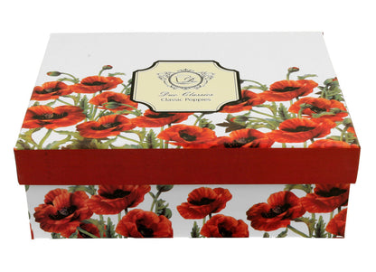 DUO FLORAL 2er-Set Espressotassen 90 ml CLASSIC POPPIES mit Untertassen, New Bone China Porzellan – Bild 5