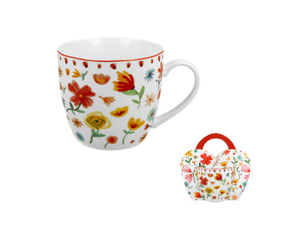 DUO ETNO Becher 460 ml PASTEL New Bone China Porzellan