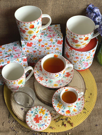 DUO ETNO Becher 460 ml PASTEL New Bone China Porzellan – Bild 5