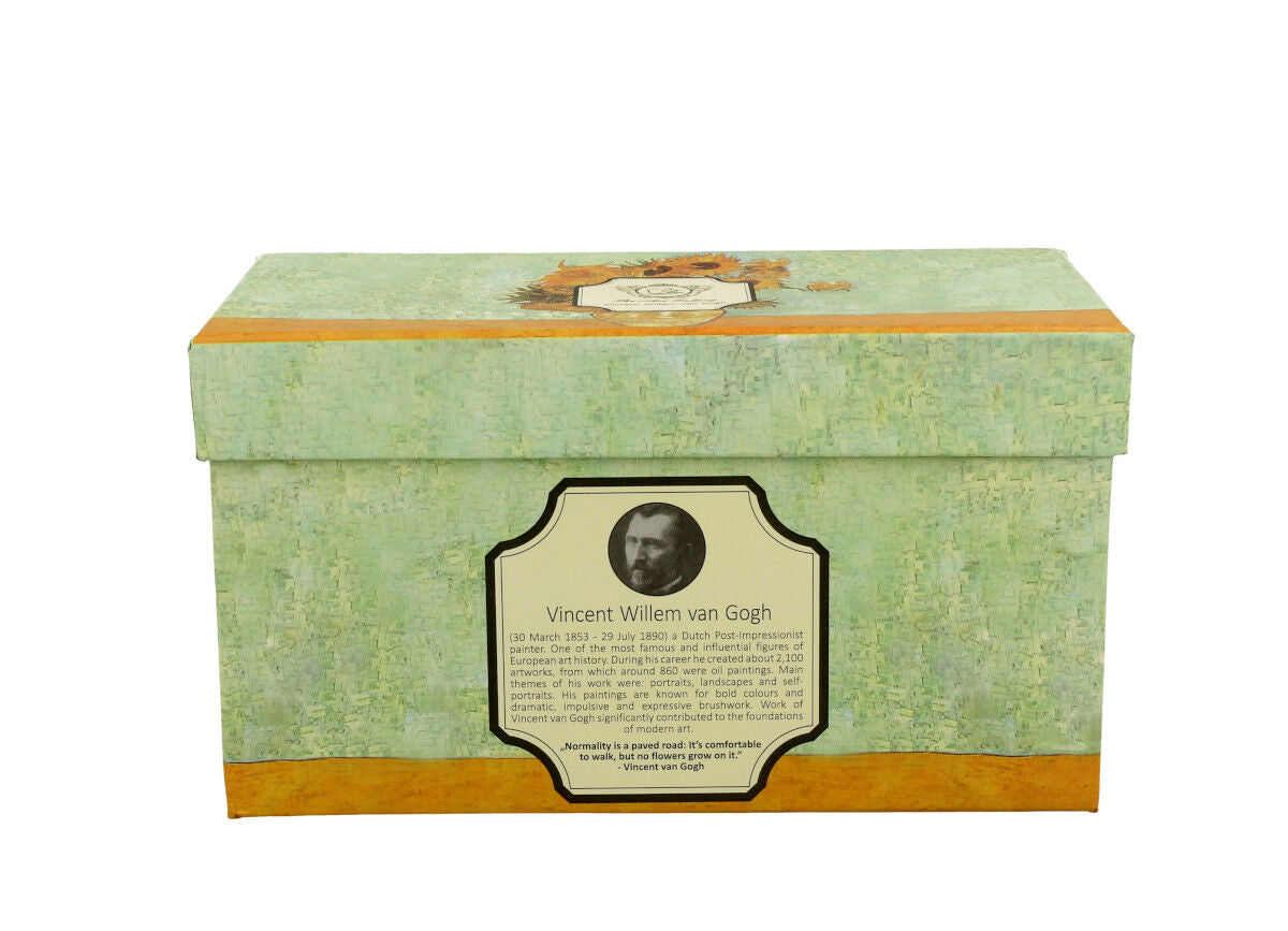 DUO ART GALLERY 2er-Set Becher 380 ml SUNFLOWERS New Bone China Porzellan – Bild 4