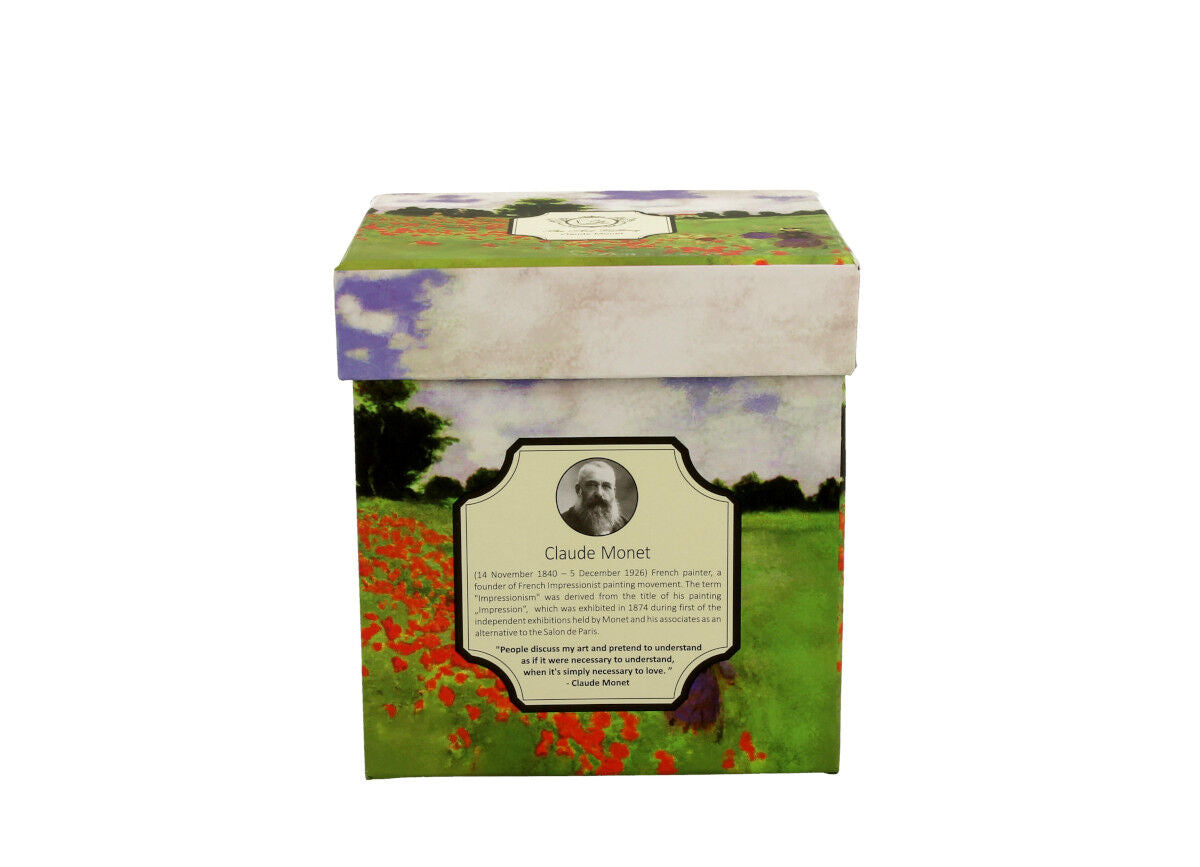 DUO ART GALLERY Becher 380 ml POPPY FIELD mit Teesieb, New Bone China Porzellan – Bild 4