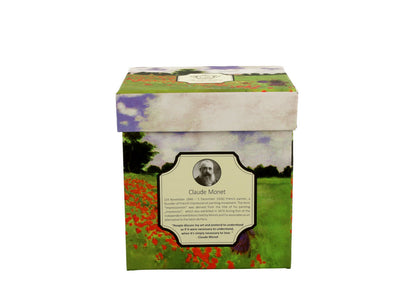 DUO ART GALLERY Becher 380 ml POPPY FIELD mit Teesieb, New Bone China Porzellan – Bild 4