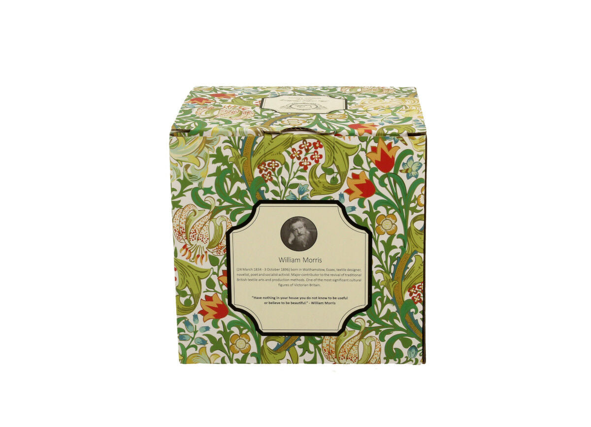 DUO ART GALLERY klassischer Becher 360 ml GOLDEN LILLY New Bone China Porzellan – Bild 3