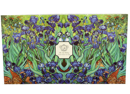 DUO ART GALLERY 6er-Set Tassen 220 ml IRISES mit Untertassen, New Bone China Porzellan – Bild 2