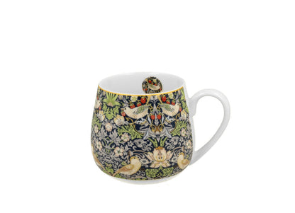 DUO ART GALLERY Fassbecher 430 ml STRAWBERRY THIEF BLUE New Bone China Porzellan – Bild 2