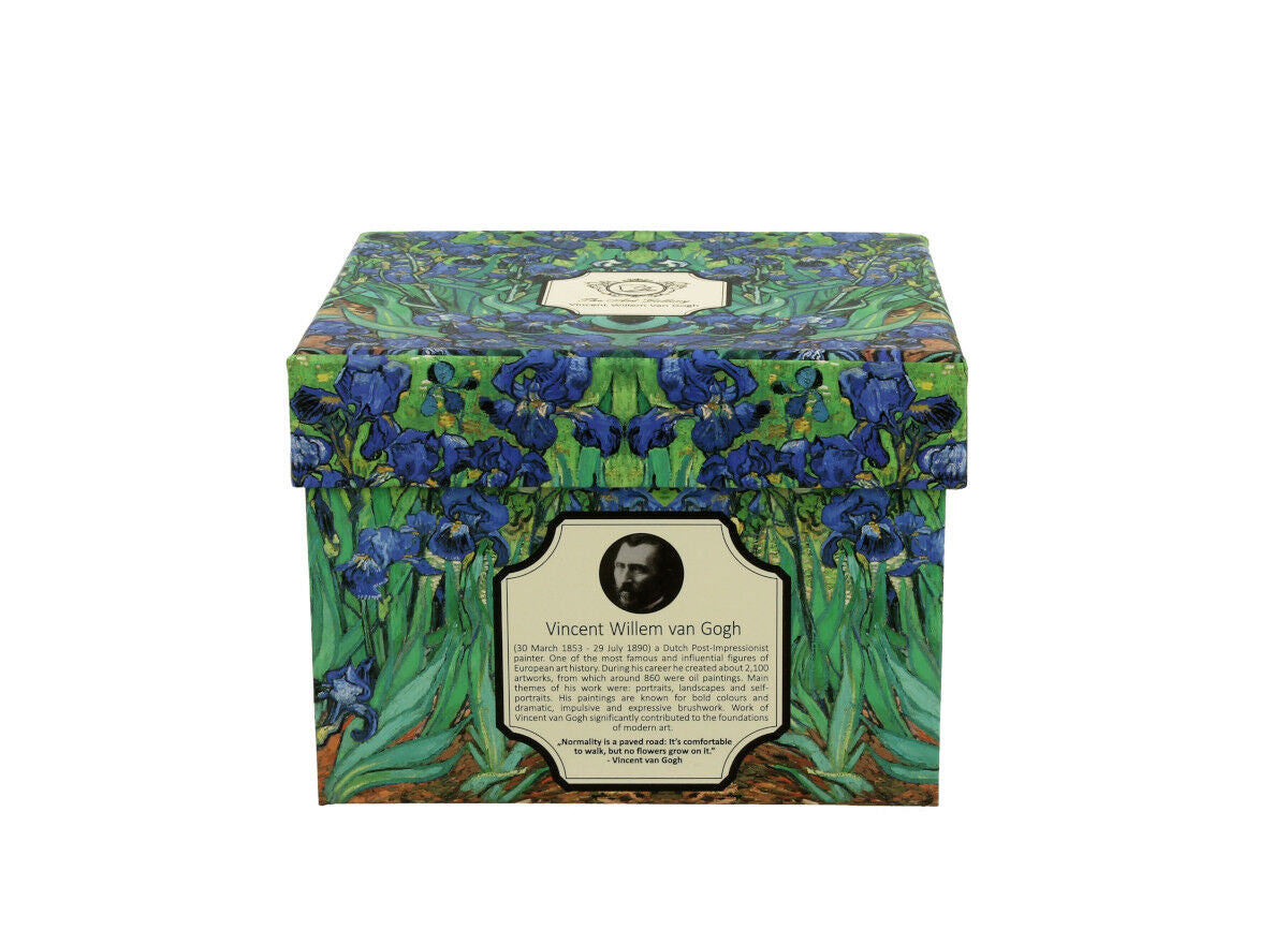 DUO ART GALLERY Fassbecher 430 ml IRISES New Bone China Porzellan – Bild 3