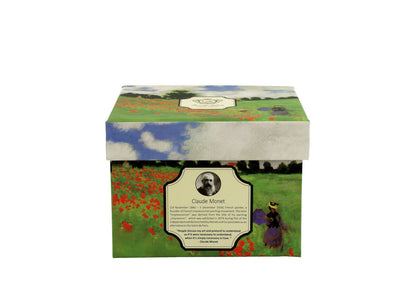 DUO ART GALLERY Fassbecher 430 ml POPPY FIELD New Bone China Porzellan – Bild 2