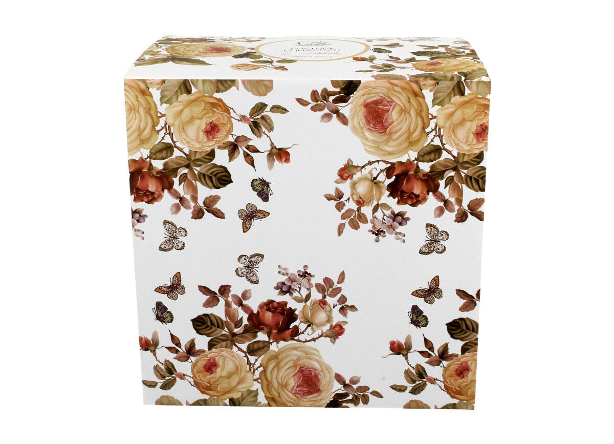 DUO FLORAL Teekanne 1000 ml ZAHRA mit Stövchen, Glas - New Bone China Porzellan – Bild 3
