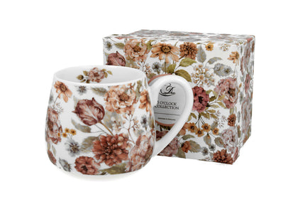 10er SET DUO FLORAL Fassbecher 430 ml PASTEL FLOWERS New Bone China Porzellan – Bild 2