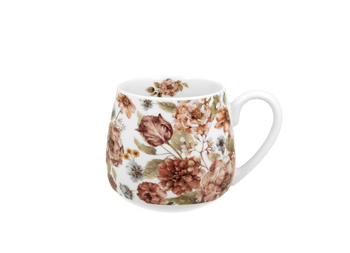 DUO FLORAL Fassbecher 430 ml PASTEL FLOWERS New Bone China Porzellan – Bild 2