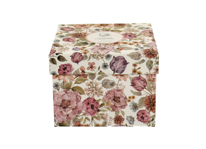 DUO FLORAL Fassbecher 430 ml PASTEL FLOWERS New Bone China Porzellan – Bild 3