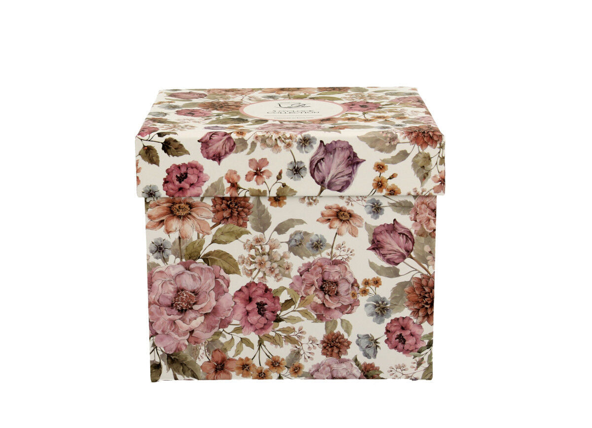 DUO FLORAL Fassbecher 430 ml PASTEL FLOWERS mit Teesieb, New Bone China Porzellan – Bild 4