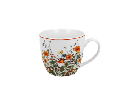 10er SET DUO FLORAL Becher 460 ml WILD BIRD in Tragetasche, New Bone China Porzellan – Bild 2