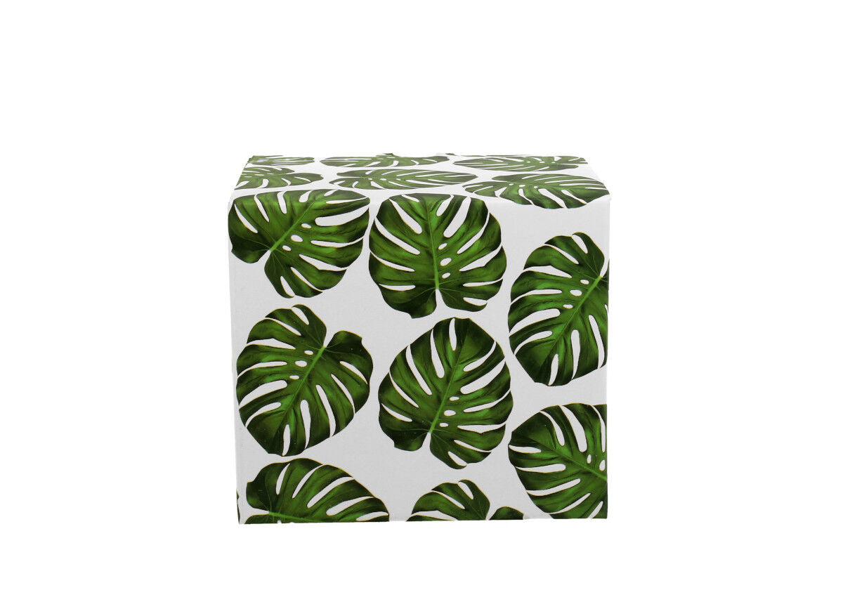 DUO FLORAL Jumbobecher 480 ml MONSTERA mit Fuß, New Bone China Porzellan – Bild 3