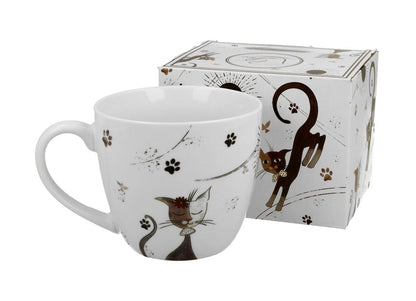 10er SET DUO ANIMALS Becher 460 ml CHARMING CATS New Bone China Porzellan – Bild 5