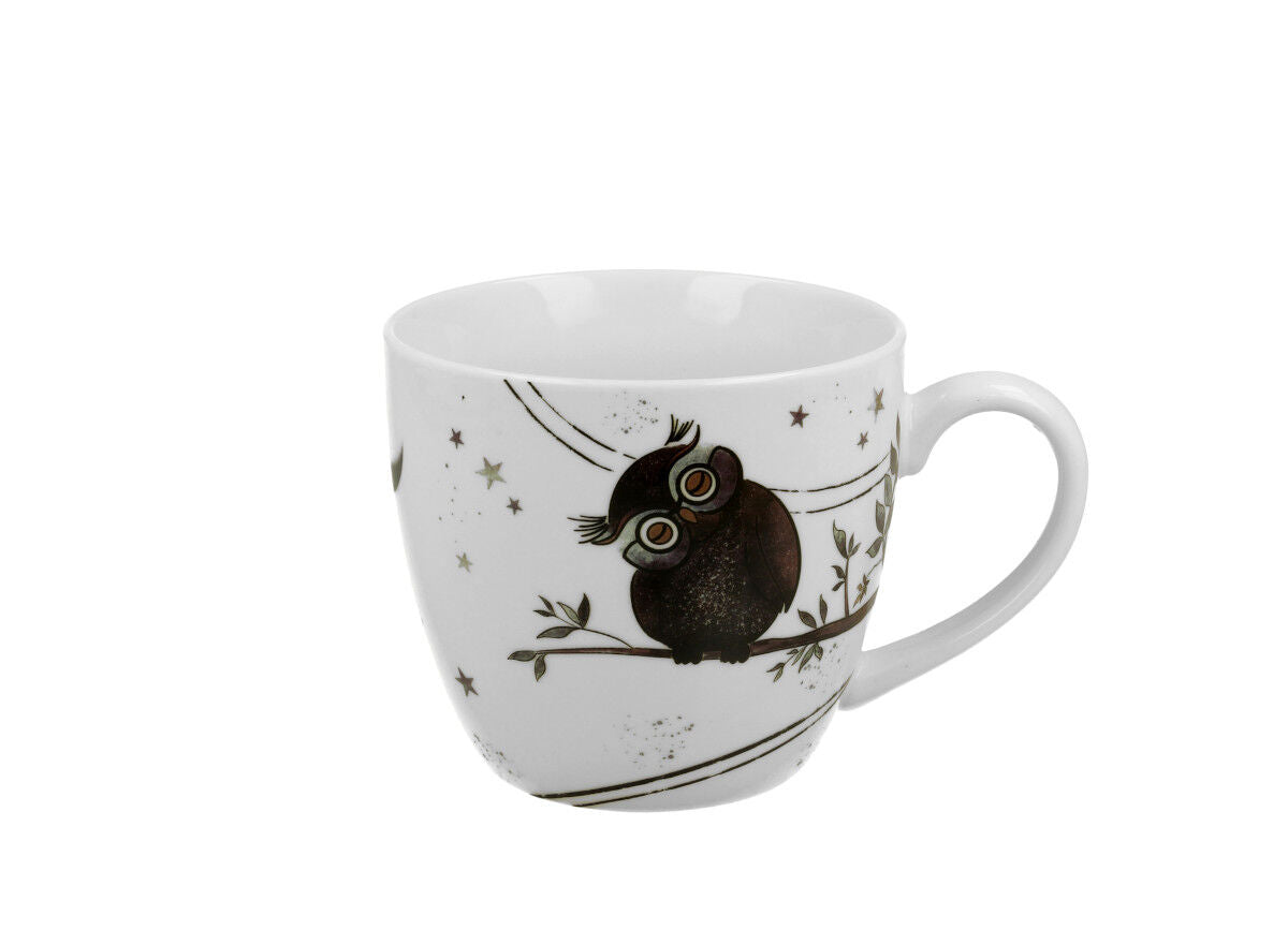 DUO ANIMALS Becher 460 ml CHARMING OWLS New Bone China Porzellan – Bild 4