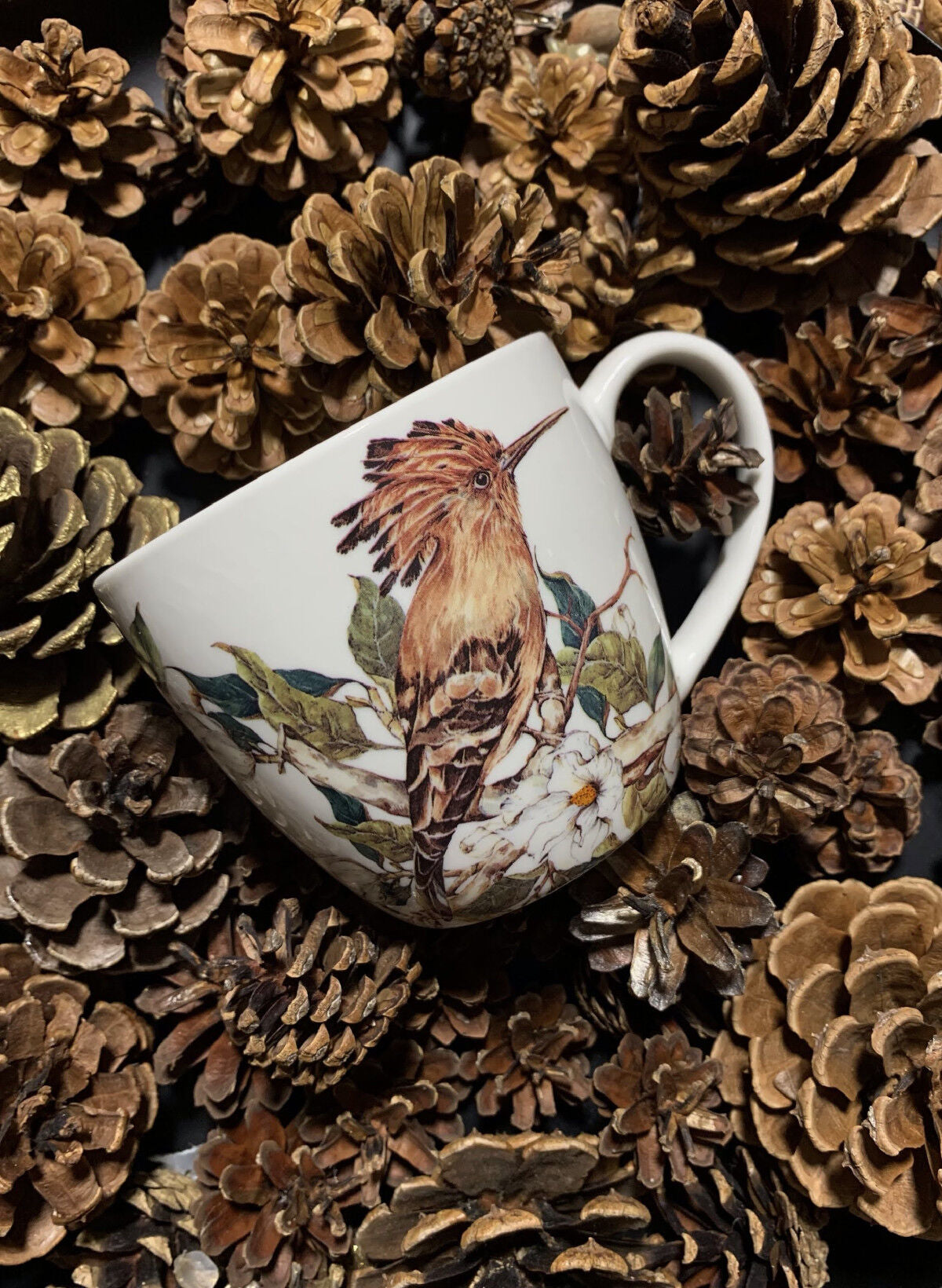 DUO ANIMALS Becher 460 ml HOOPOE New Bone China Porzellan – Bild 9