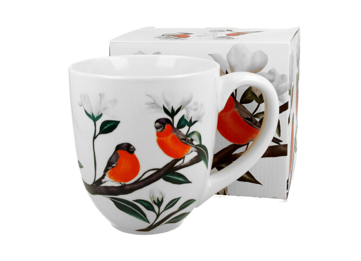 DUO ANIMALS XXL Becher 1000 ml BULLFINCH New Bone China Porzellan