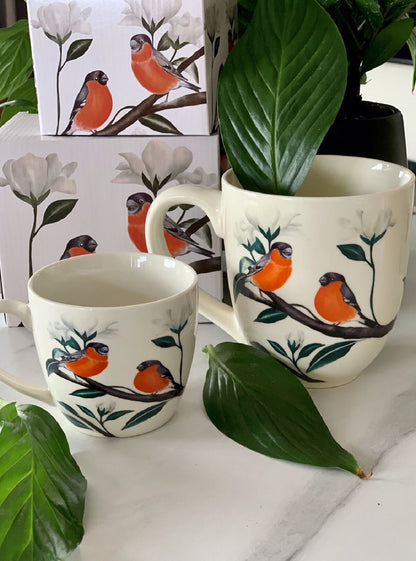 DUO ANIMALS XXL Becher 1000 ml BULLFINCH New Bone China Porzellan – Bild 4