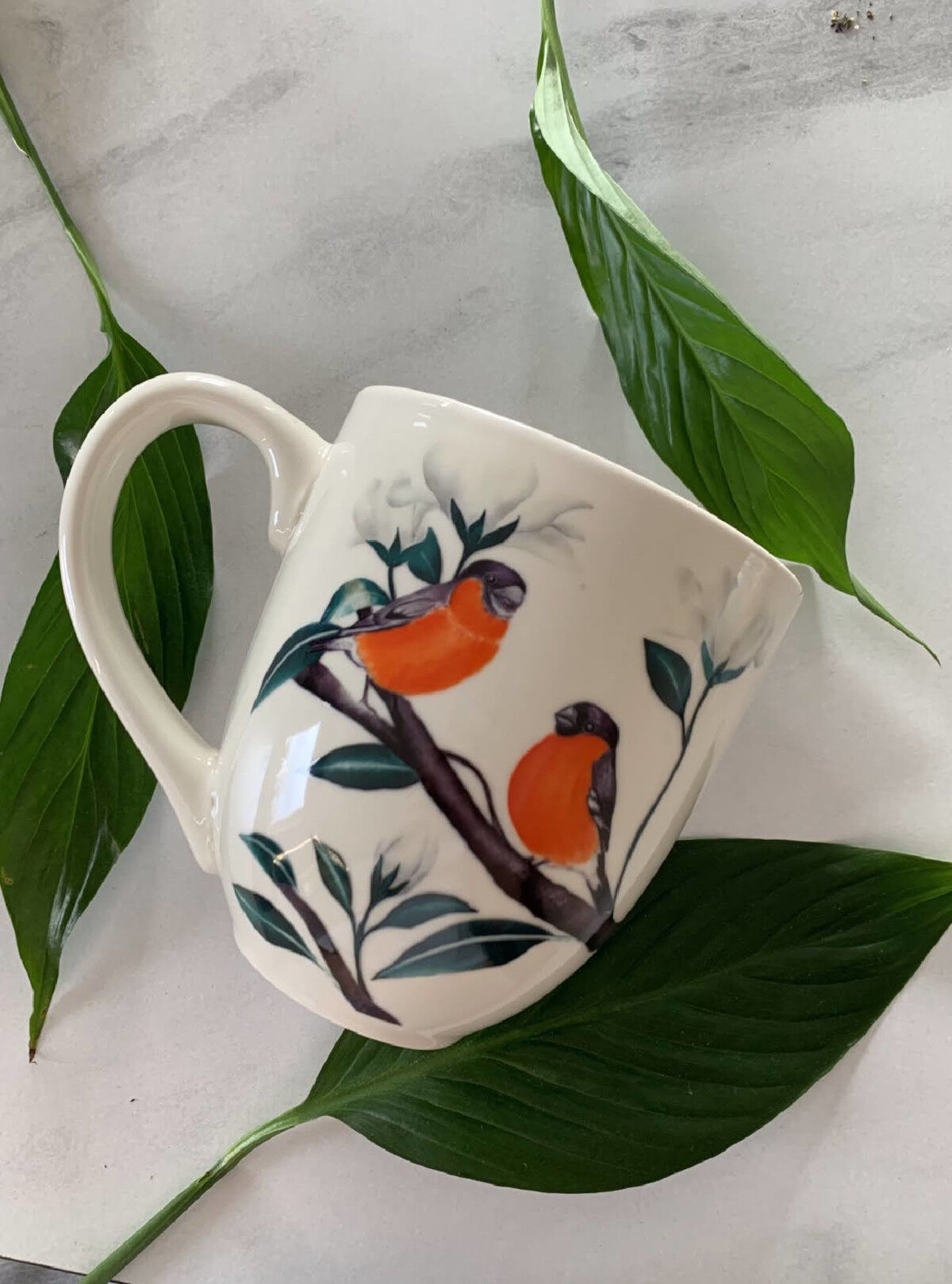 DUO ANIMALS XXL Becher 1000 ml BULLFINCH New Bone China Porzellan – Bild 5