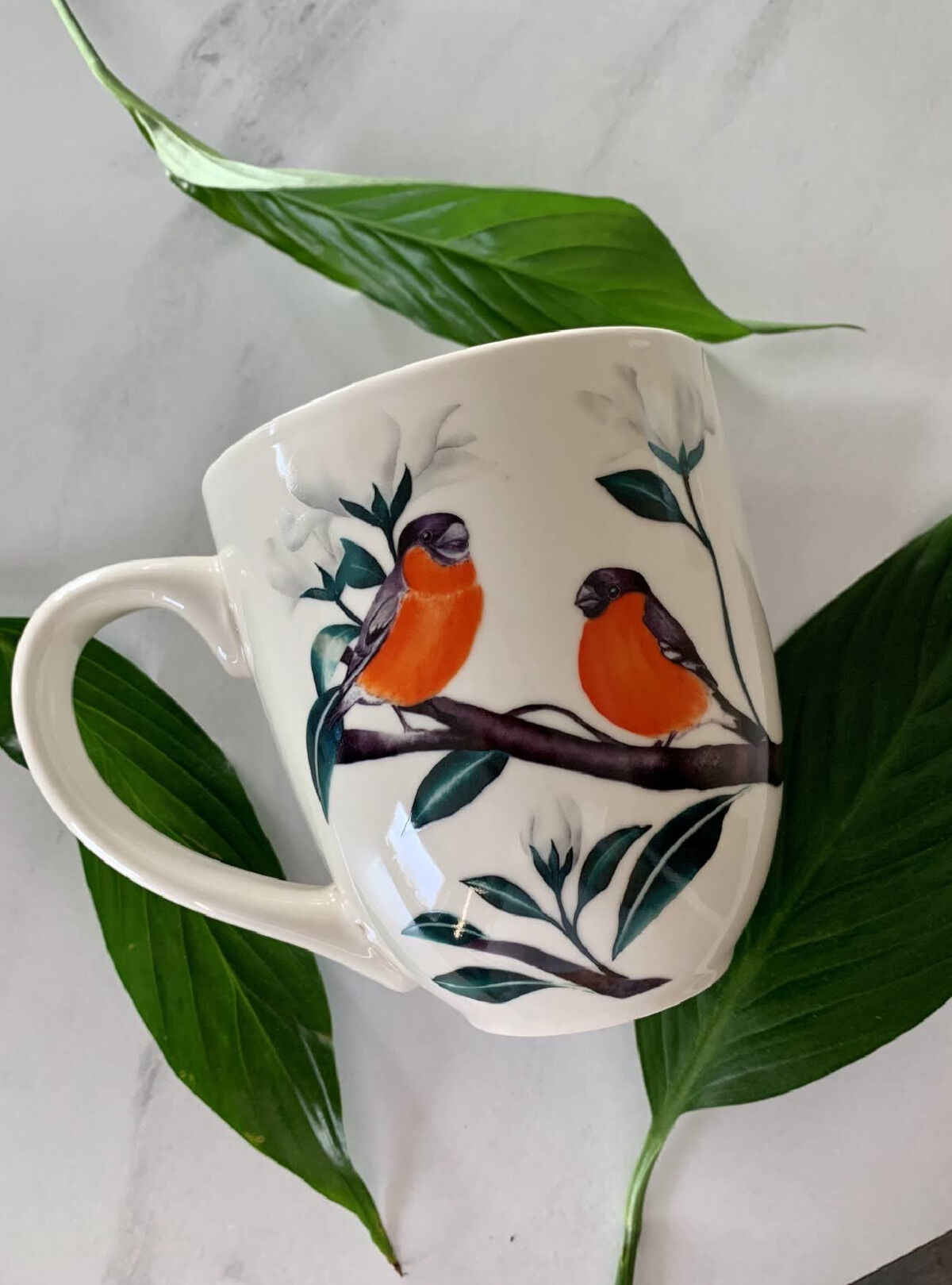 DUO ANIMALS XXL Becher 1000 ml BULLFINCH New Bone China Porzellan – Bild 6