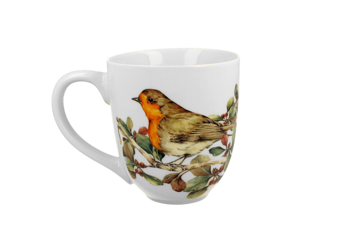 DUO ANIMALS XXL Becher 1000 ml ROBIN New Bone China Porzellan – Bild 3